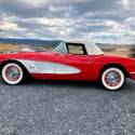 1960 Corvette Conv Red/Black*FrameOnResto*N.O.M327ci*4Spd*NewChrome*