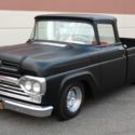 1960 F-100 CUSTOM CAB BIG BACK WINDOW CA BLACK PLATE PICKUP TRUCK 1957 1958 1959