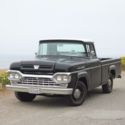 1960 F100 CUSTOM CAB SUPER RUNNER!!! Crazy upholstery! No Rust at all ! CA truck