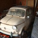 1960 FIAT 500D 4956 ORIGINAL MILES. BARN FIND. ONE OWNER,
