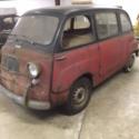 1960 Fiat 600 Multipla  29346 Miles Red/Black Station Wagon 4 Cyl Manual
