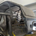 1960 Ford F-100 Panel Truck Complete Disassembled, Media Blasted, on Body Dolly