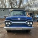 1960 Ford F100 Pickup Blue RWD Manual