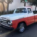 1960 Ford F100 Short Bed 292 V8 Automatic White and Red NO RESERVE Truck Pickup