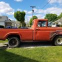 1960 Ford F250 3/4 ton Pickup,W/ Matching 1960 Truck Bed Trailer