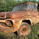 1960 Ford F250 Cab and Chasis w/Flatbead