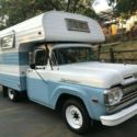 1960 Ford F250 Motorhome all stock Runs and drives great very clean.