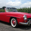 1960 Mercedes-Benz 190SL Red with Black Leather