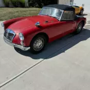 1960 MG MGA Convertible Red