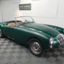 1960 MGA 1600 MK1 ROADSTER. ORIGINAL COLORS OF OLDE ENGLISH WHITE ON BLACK TRIM.