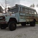 1960 NAPCO Mercury short school bus rat rod 4x4 rare monster food truck patina