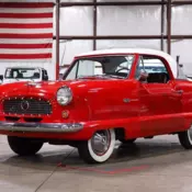 1960 Nash Metropolitan  79651 Miles Red Coupe 1500cc 4-Cylinder