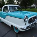 1960 Nash Metropolitan Coupe 37,449 Miles White/Turquoise 2 Door Coupe 1500 CC I