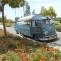 1960 Original Dove Blue Logos Patina Slammed VW Single Cab Bus/Transporter