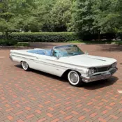 1960 Pontiac Bonneville Convertible White Bonny