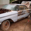 1960 PONTIAC CATALINA BUBBLE TOP IMPALA 2 DOOR HARDTOP 4 SPEED  VINTAGE DRAG CAR