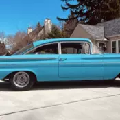 1960 Pontiac Catalina Sedan Blue Sport Sedan
