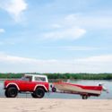 1960 Red Fish Shark 15’ Pleasure Boat with Trailer