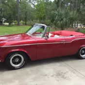 1960 Studebaker Lark Convertible Red Regal