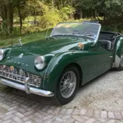 1960 Triumph TR 3 Sportscar Green