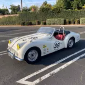 1960 Triumph TR 3 White