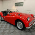 1960 TRIUMPH TR3A. UPGRADED 2.2 LITER ENGINE AND FULL-SYNCRO 4-SPEED GEARBOX.