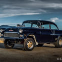 1960&#039;s style Gasser 336 ci sbc 4 Speed 210 Post Hot Rod Vintage Classic 55 Chevy