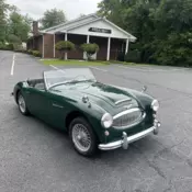 1961 Austin Healey 3000 Convertible Green Tri Carb
