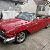 1961 Buick Le Sabre Convertible Red