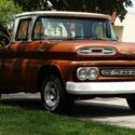 1961 CHEVROLET APACHE 10 PICK UP WITH UP GRADED V/8 MOTOR AUTOMATIC RUNS GOOD