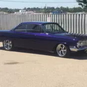 1961 Chevrolet Bel Air Coupe Purple