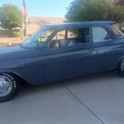 1961 Chevrolet Biscayne Grey 2dr post