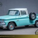 1961 Chevrolet C10 Stepside Shortbox Teal & White Pickup Truck 235ci Inline 6-Cy