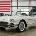 1961 Chevrolet Corvette  1970 Miles White Convertible 283ci V8 4-Speed Manual