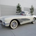 1961 Chevrolet Corvette  87991 Miles White & Silver  283ci V8 230HP 4 Speed Manu