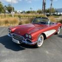 1961 Chevrolet Corvette  95110 Miles Honduras Maroon/White Coves  283 Automatic