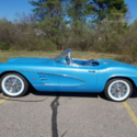 1961 CHEVROLET CORVETTE CONVERTIBLE MATCHING #&#039;S 283 GORGEOUS JEWEL BLUE