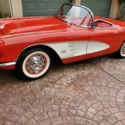 1961 CHEVROLET CORVETTE RARE RESTORED SIGNET RED WHITE COVES QUALITY IN+OUT