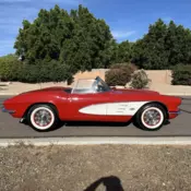 1961 Chevrolet Corvette Red C1