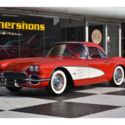 1961 Chevrolet Corvette, Red on Red, 4 Speed, Hardtop, Frame-Off Restored.