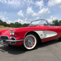 1961 CHEVROLET CORVETTE Red / Red white coves 1300 miles