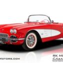 1961 Chevrolet Corvette  Roman Red Convertible 283 V8 2 Speed Automatic
