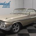 1961 Chevrolet Impala Bubble Top 30603 Miles Fawn Beige Hardtop 348 V8 5 Speed M
