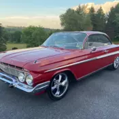 1961 Chevrolet Impala Bubble Top 348 Big Block 2dr Sport Coupe Bel Air Chevy GM