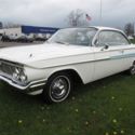 1961 CHEVROLET IMPALA BUBBLE TOP 36184 Miles WHITE 2 DOOR 283 CID AUTOMATIC