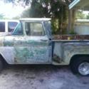 1961 Chevrolet truck C10 with 62 front grille and hood.
