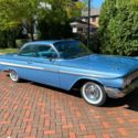 1961 CHEVY IMPALA 348 TRI POWER RUST FREE. REBUILT ENGINE RARE COLOR.