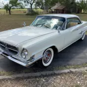 1961 Chrysler 300G 9176 Miles White Coupe 413 V8 3-Speed