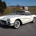 1961 Corvette Conv *2Tops*Orig#smatch*283ci/315hp*4spd*White/Black*Docs*