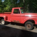 1961 ford f-100 truck 4X4 manual 4 speed 292 V8 parts or restore 8 ft. step side